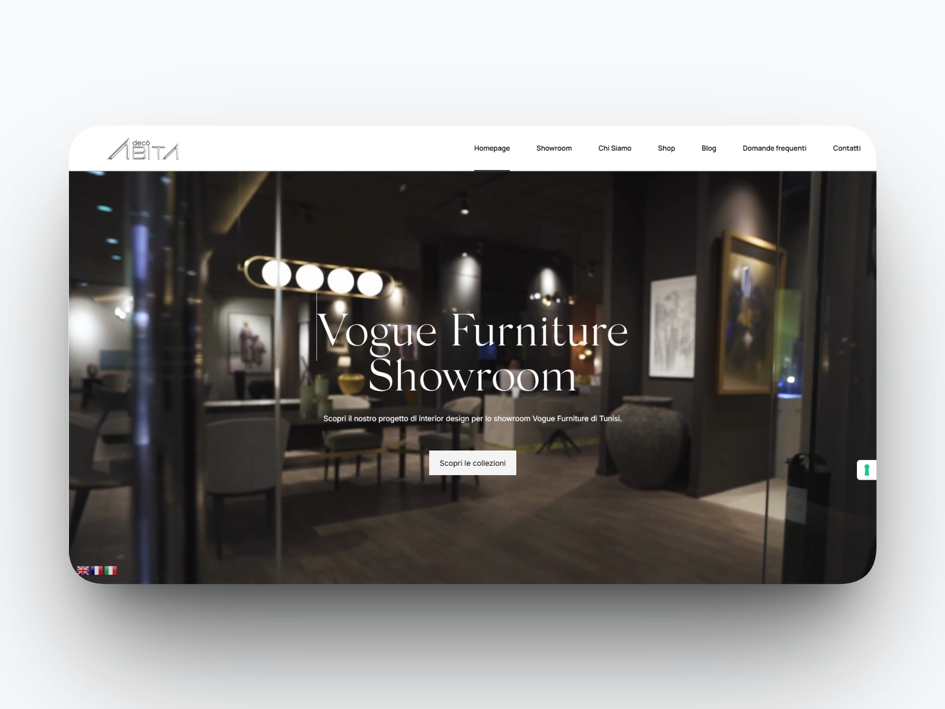 Sito web di Abita Deco