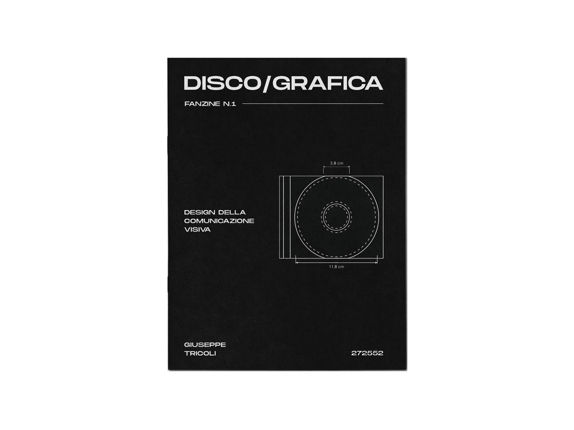 Copertina della fanzine Disco/Grafica