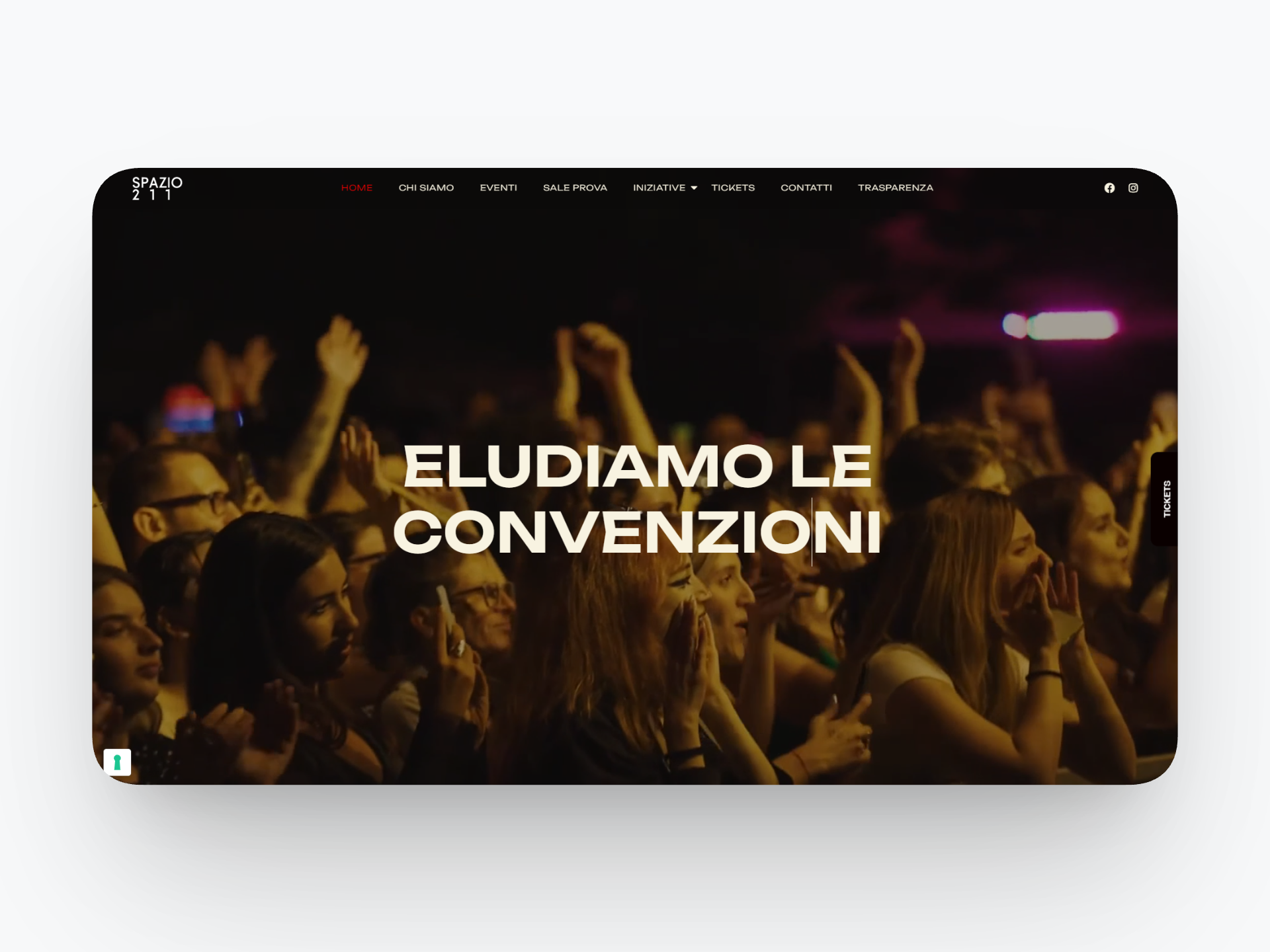 Sito web di sPAZIO211